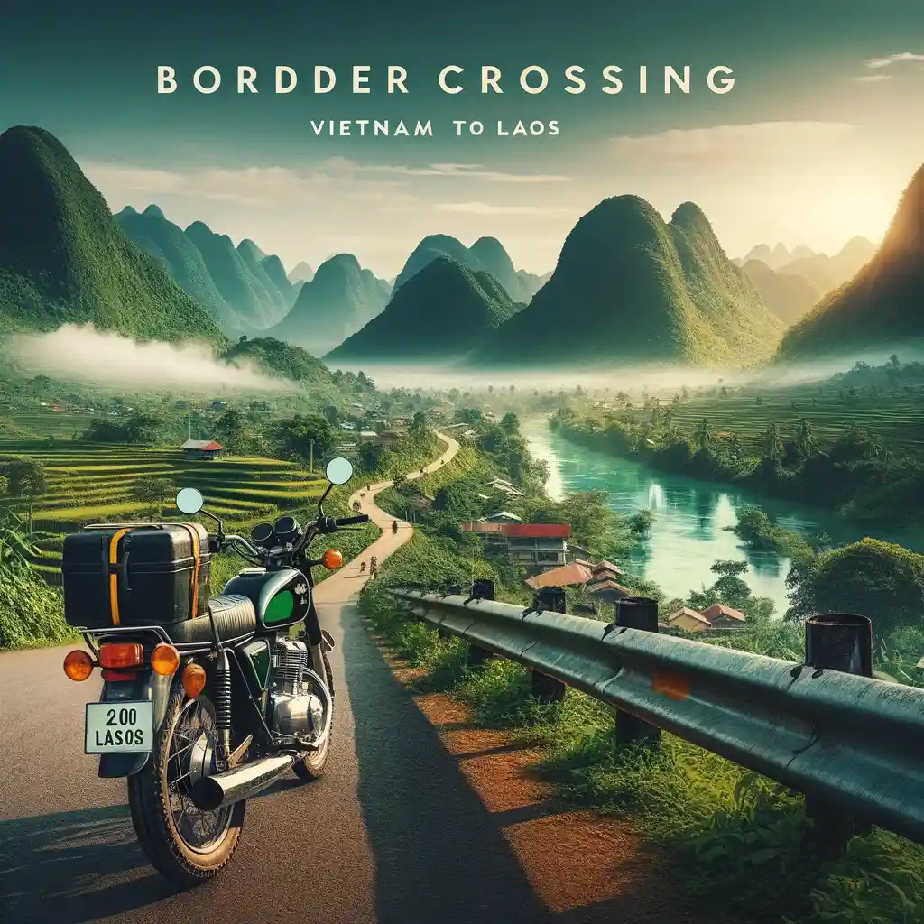 Vietnam to Laos with motorbike